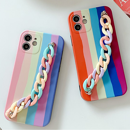 

Phone Case For Apple Back Cover iPhone 12 Pro Max 11 SE 2020 X XR XS Max 8 7 Shockproof Dustproof Geometric Pattern TPU