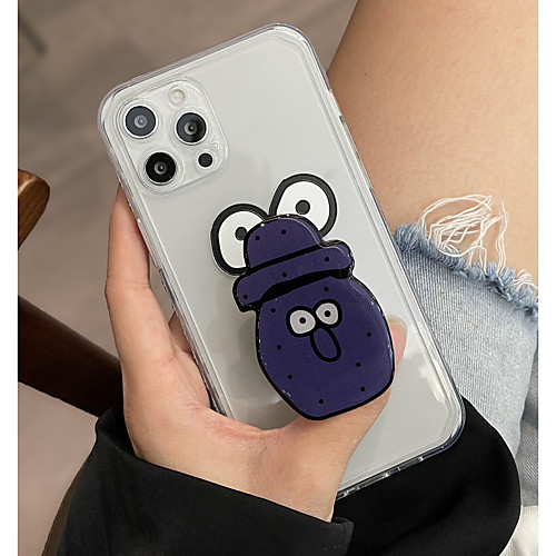 

Phone Case For Apple Back Cover iPhone 12 Pro Max 11 X XR XS Max Shockproof Dustproof with Stand Transparent TPU
