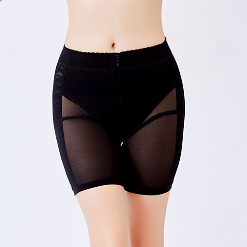 

Corset Women's Nylon Basic Fashion Shapewear Underbust Corset Hip Pants Not Specified Black M