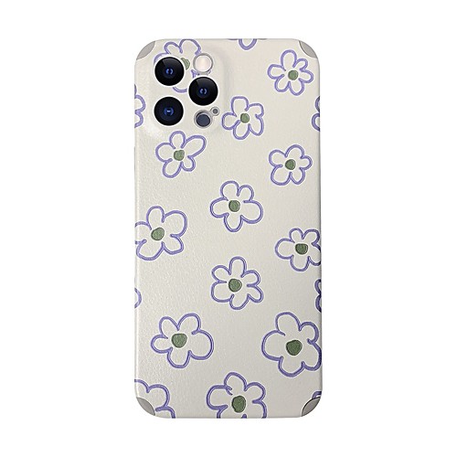 

Phone Case For Apple Back Cover iPhone 12 Pro Max 11 SE 2020 X XR XS Max 8 7 Shockproof Dustproof Flower TPU