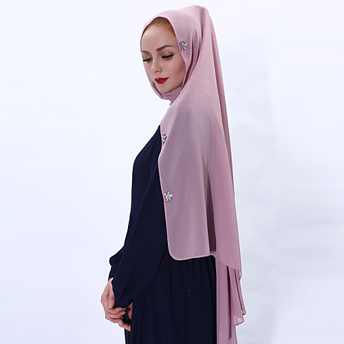 

Arabian Adults Women's Cosplay Dress Hijab / Khimar For Party Halloween Chiffon Solid Colored Halloween Carnival Masquerade Scarf