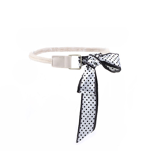 

Women's Waist Belt Fabric Belt Color Block / Party / Work