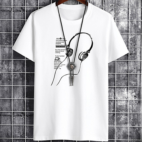 

Men's Unisex Tee T shirt Hot Stamping Graphic Prints Letter Plus Size Zero two Print Short Sleeve Casual Tops Cotton Basic Designer Big and Tall White Black Gray