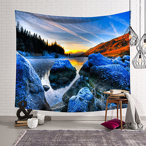 

Landscape Wall Tapestry Art Decor Blanket Curtain Hanging Home Bedroom Living Room Decoration Polyester