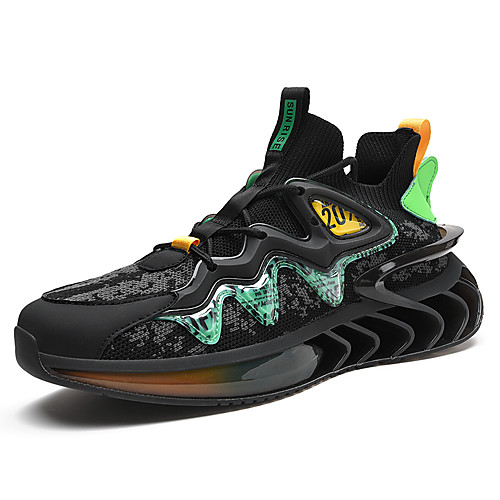 

Men's Trainers Athletic Shoes Sporty Look Sporty Casual Preppy Athletic Outdoor Running Shoes Basketball Shoes Synthetics Tissage Volant Breathable Non-slipping Height-increasing Booties / Ankle Boots