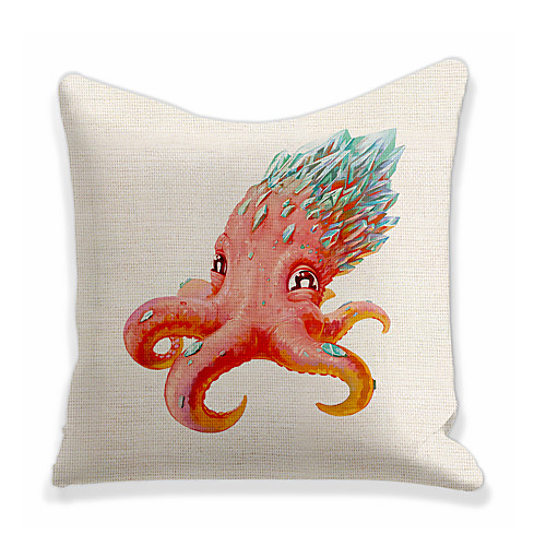 

Octopus Double Side Cushion Cover 1PC Soft Decorative Square Throw Pillow Cover Cushion Case Pillowcase for Bedroom Livingroom Superior Quality Machine Washable Outdoor Cushion for Sofa Couch Bed Chair
