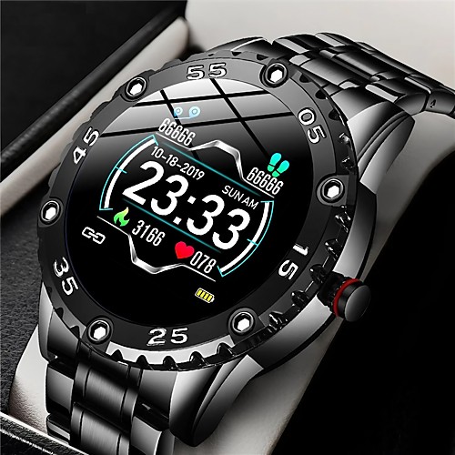 

LIGE BW1053 Smartwatch Fitness Running Watch Bluetooth 1.45 inch Screen IP 67 Waterproof Touch Screen Heart Rate Monitor Pedometer Call Reminder Activity Tracker 45mm Watch Case for Android iOS