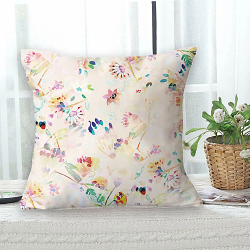 

Vintage Pastoral Double Side Cushion Cover 1PC Soft Decorative Square Throw Pillow Cover Cushion Case Pillowcase for Sofa Bedroom Livingroom Outdoor Superior Quality Machine Washable Outdoor Cushion for Sofa Couch Bed Chair