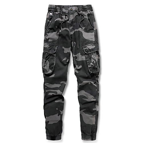 

Men's Cargo Sweatpants Chinos Tactical Cargo Pants Camouflage Camouflage Gray Camouflage Green