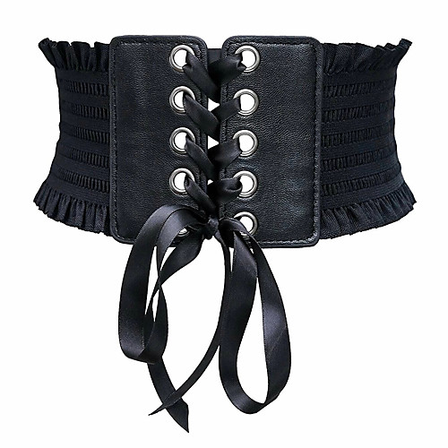 

Women's Skinny Belt leatherette Belt Polka Dot / Party / Solid Colored