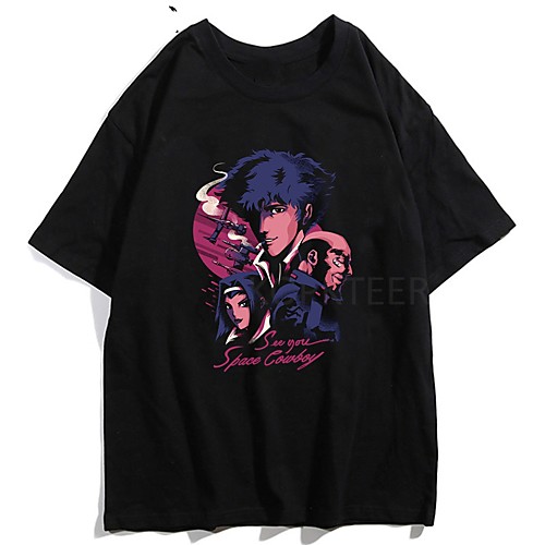 

Inspired by Cowboy Bebop Cosplay Anime Cartoon Polyester / Cotton Blend Print Harajuku Graphic Kawaii T-shirt For Women's / Men's