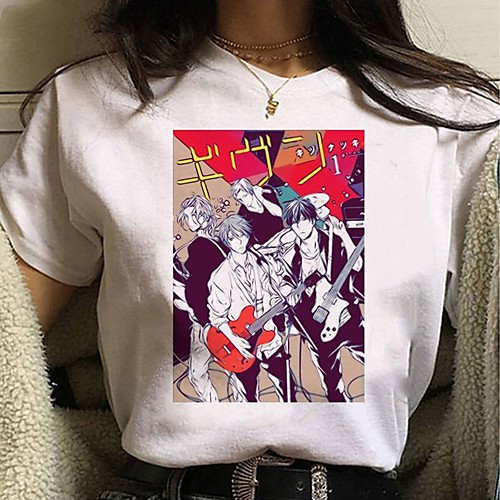 

Inspired by Cosplay Cosplay Anime Cartoon Polyester / Cotton Blend Print Harajuku Graphic Kawaii T-shirt For Women's / Men's