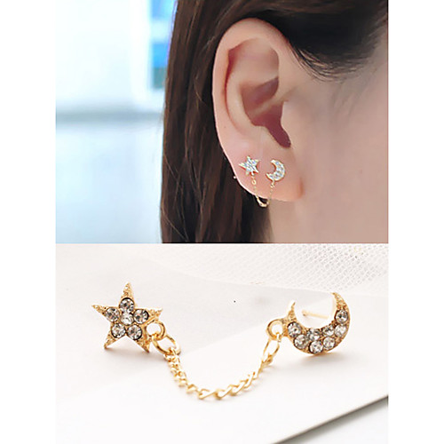 

Women's Girls' Earrings Classic Birthday Classic Earrings Jewelry Rose Gold For Wedding Date 1pc