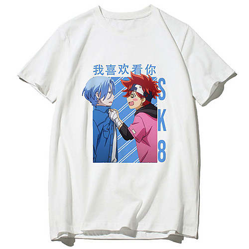 

Inspired by SK8 The Infinity Cosplay Anime Cartoon Polyester / Cotton Blend Print Harajuku Graphic Kawaii T-shirt For Women's / Men's