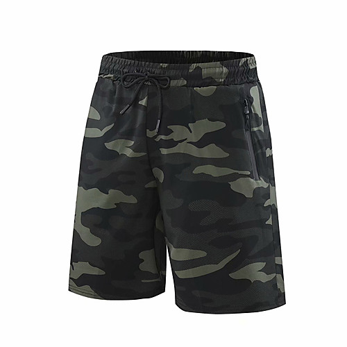 

Men's Soft Athleisure Outdoor Sports Casual Leisure Sports Chinos Shorts Pants Camouflage Short Sporty Camouflage Red Camouflage Blue Black Royal Blue Black / Green