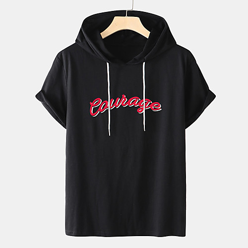 

Men's Unisex Tee T shirt Hot Stamping Graphic Prints Letter Plus Size Short Sleeve Casual Tops Cotton Basic Designer Big and Tall White Black Orange