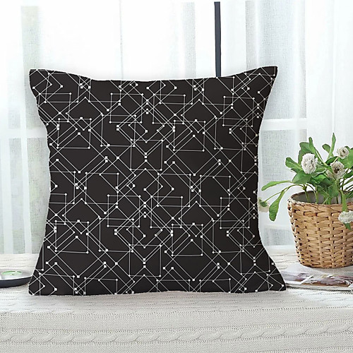 

Geometric Double Side Cushion Cover 1PC Soft Decorative Square Throw Pillow Cover Cushion Case Pillowcase for Sofa Bedroom Livingroom Outdoor Superior Quality Machine Washable Outdoor Cushion for Sofa Couch Bed Chair