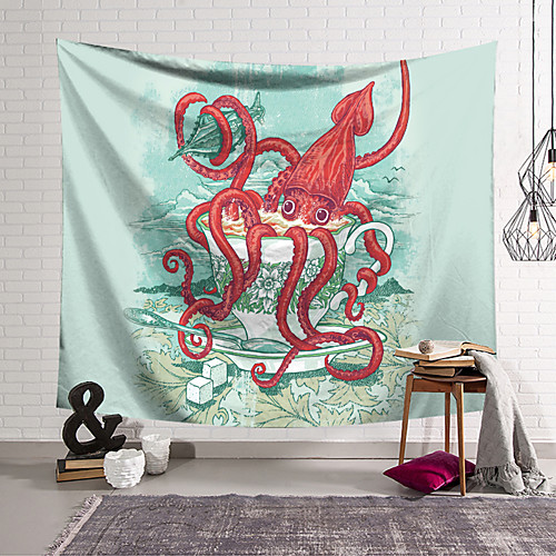 

Octopus Wall Tapestry Art Decor Blanket Curtain Hanging Home Bedroom Living Room Decoration Polyester