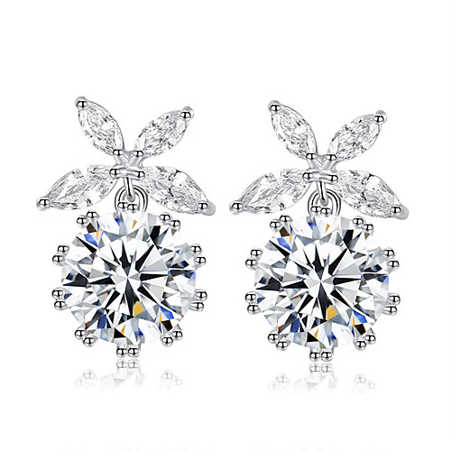 

Women's Stud Earrings Earrings Classic Fashion Romantic Punk Trendy Cute Sweet Earrings Jewelry Silver For Street Gift Date Birthday Festival 1 Pair