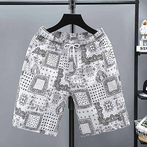 

Men's Sporty Casual / Sporty Quick Dry Breathable Soft Daily Sports Shorts 5.5 Inch Inseam Shorts Pants Graphic Letter Short Drawstring Elastic Waist 1 2 3 4 5
