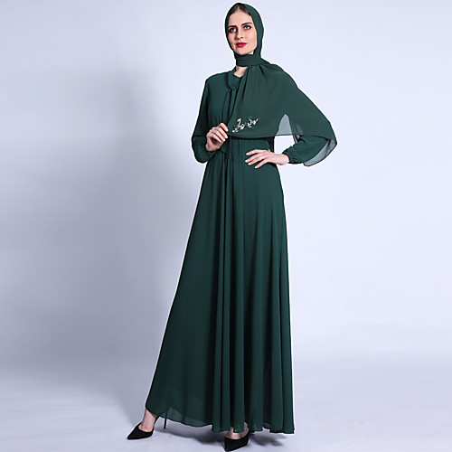 

Arabian Adults Women's Cosplay Dress Arabian Dress For Party Halloween Polyster Solid Color Halloween Carnival Masquerade Dress