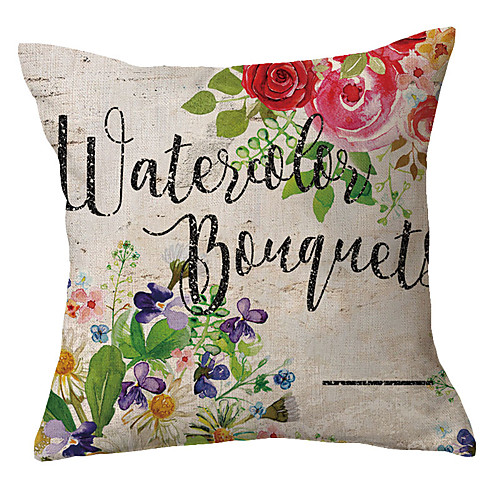 

Double Side Cushion Cover 1PC Faux Linen Soft Decorative Square Throw Pillow Cover Cushion Case Pillowcase for Sofa Bedroom Superior Quality Machine Washable