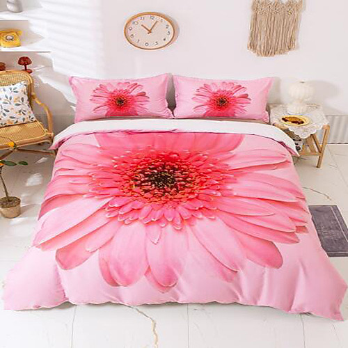 

3-Piece Duvet Cover Set Hotel Bedding Sets Comforter Cover with Soft Lightweight Microfiber Include 1 Duvet Cover 2 Pillowcases for Double/Queen/King(1 Pillowcase for Twin/Single)