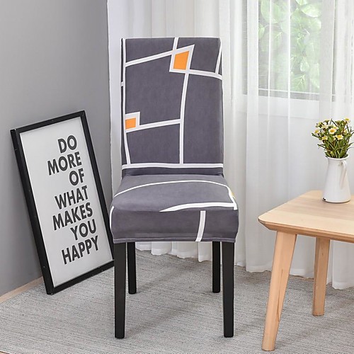 

Print Super Soft Chair Cover Stretch Removable Washable Dining Room Chair Protector Slipcovers Home Decor Dining Room Seat Cover 1 Piece