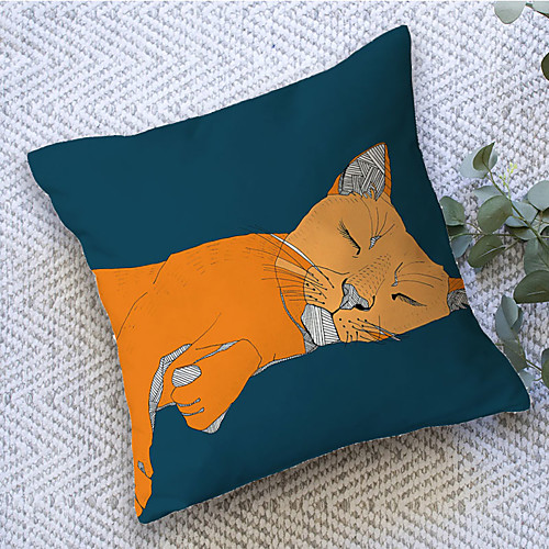 

Animal Double Side Cushion Cover 1PC Soft Decorative Square Throw Pillow Cover Cushion Case Pillowcase for Sofa Bedroom Livingroom Outdoor Superior Quality Machine Washable Outdoor Cushion for Sofa Couch Bed Chair
