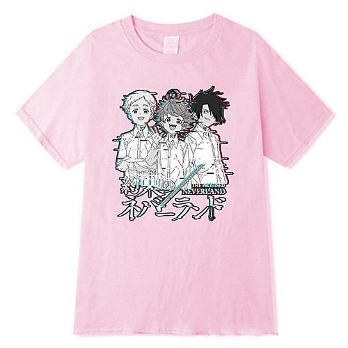 

Inspired by The Promised Neverland Cosplay Anime Cartoon Polyester / Cotton Blend Print Harajuku Graphic Kawaii T shirt For Women's / Men's