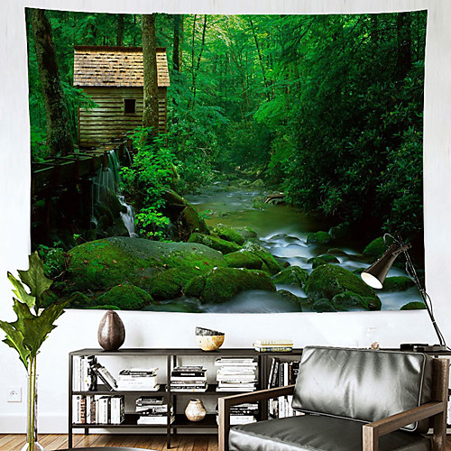 

Landscape Wall Tapestry Art Decor Blanket Curtain Hanging Home Bedroom Living Room Decoration Polyester Forest