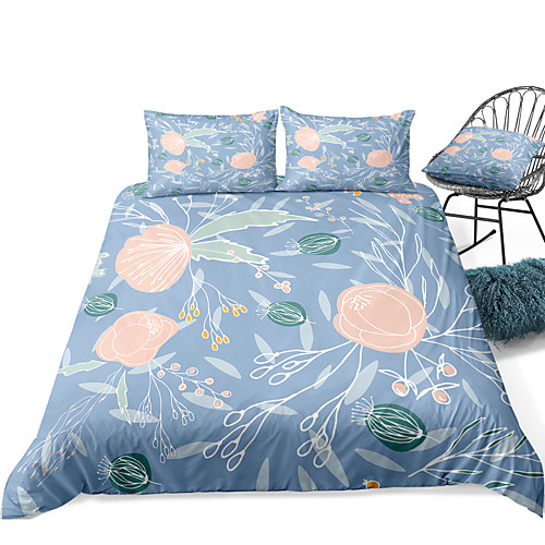 

Duvet Cover Sets 3 Piece Rayon / Polyester 3D Rainbow Reactive Print Bohemian Style
