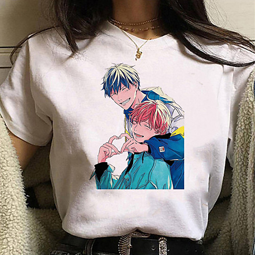 

Inspired by given Cosplay Anime Cartoon Polyester / Cotton Blend Print Harajuku Graphic Kawaii T-shirt For Women's / Men's