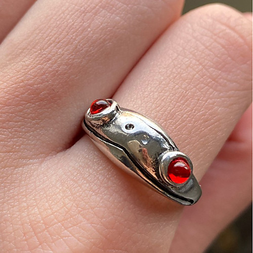 

Fog Adjustable Ring Garnet Retro Silver Alloy Stylish Rustic / Lodge Simple 1pc Adjustable