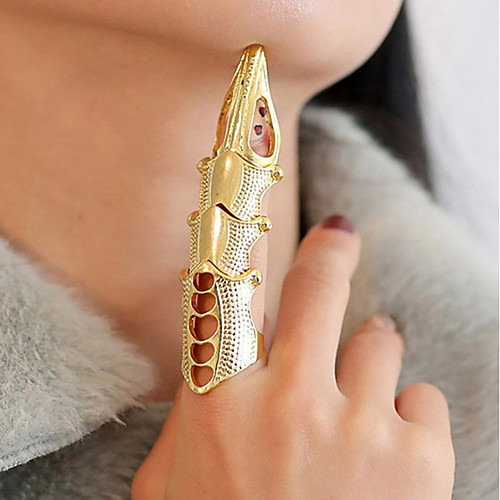 

Nail Finger Ring Retro Rose Gold Silver Gold Alloy Statement Punk European 1pc One Size