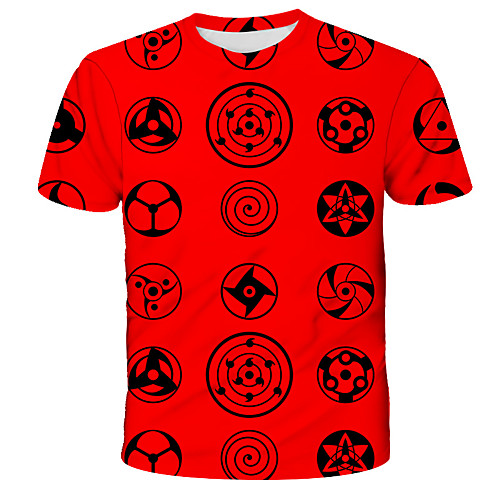 

Inspired by Naruto Uchiha Sasuke Anime Cartoon 100% Polyester 3D Harajuku Graphic Kawaii T-shirt For Women's / Men's