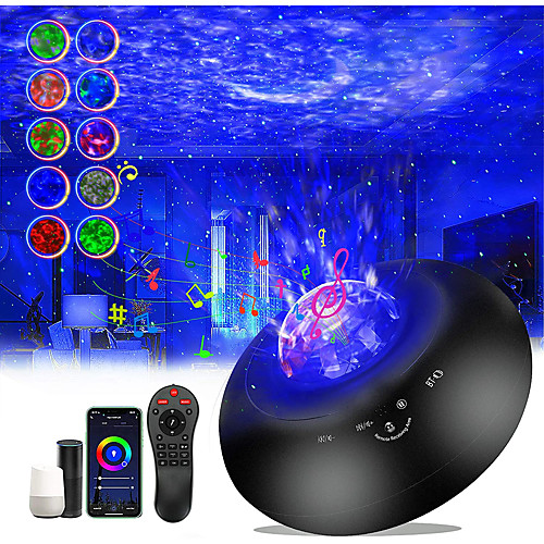 

Star Projector Light for Bedroom Smart WiFi Galaxy Night Light WiFi Star Projector with Remote Control Bluetooth Timer Compatible with Alexa and Smart App Gift for Kids Adults