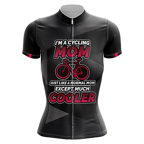 

21Grams Women's Short Sleeve Cycling Jersey Summer Spandex Black Bike Top Mountain Bike MTB Road Bike Cycling Quick Dry Moisture Wicking Sports Clothing Apparel / Stretchy / Athleisure