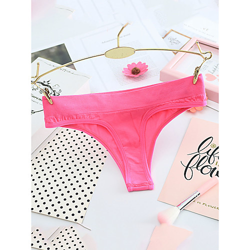 

Women's Basic Brief Micro-elastic Low Waist 1 PC Blue One-Size