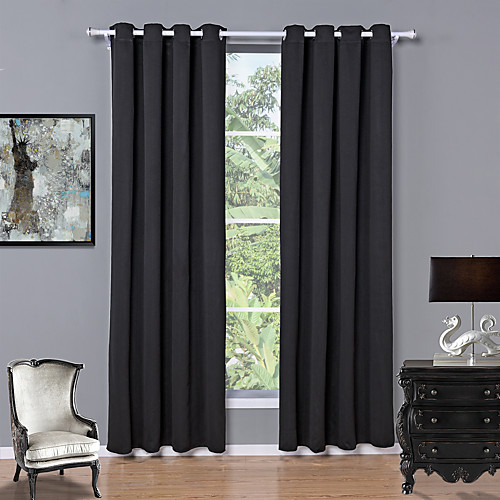 

Classic Blackout Two Panels Curtain Living Room Curtains