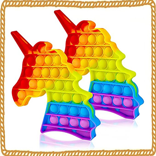 

2 Packs Push Pop Poop it Fidget Toy Square Sensory Anxiety Stress Relief Satisfying ADHD Cheap Popits fidgets Bubble Figetget Popitz Popper Po Poppits Figit Set Rainbow Poppop Fidgettoys