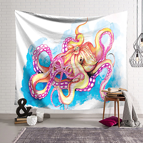 

Octopus Wall Tapestry Art Decor Blanket Curtain Hanging Home Bedroom Living Room Decoration Polyester