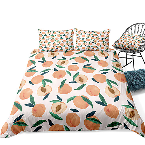 

Duvet Cover Sets 3 Piece Rayon / Polyester 3D Rainbow Reactive Print Bohemian Style