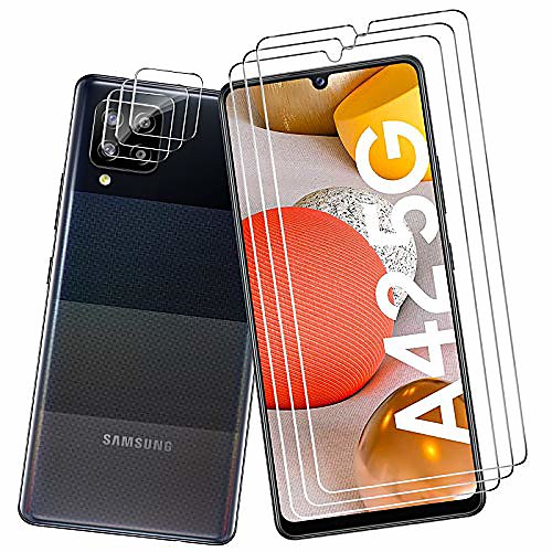 

Phone Screen Protector For SAMSUNG S21 S21 Plus S21 Ultra Galaxy A32 Galaxy A52 Tempered Glass 6 pcs High Definition (HD) Scratch Proof Front & Camera Lens Protector Phone Accessory