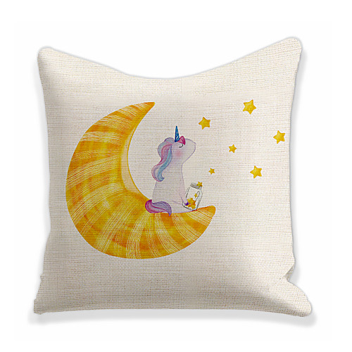 

Unicorn Double Side Cushion Cover 1PC Soft Decorative Square Throw Pillow Cover Cushion Case Pillowcase for Bedroom Livingroom Superior Quality Machine Washable Outdoor Cushion for Sofa Couch Bed Chair