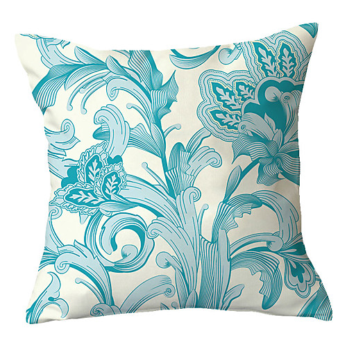

Garden Pastoral Double Side Cushion Cover 1PC Soft Decorative Square Throw Pillow Cover Cushion Case Pillowcase for Sofa Bedroom Livingroom Outdoor Superior Quality Machine Washable Outdoor Cushion for Sofa Couch Bed Chair