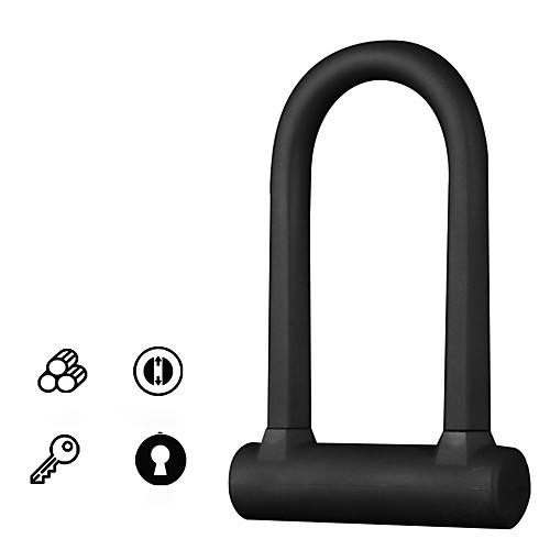 

Bike Locks Portable Locking Security For Road Bike Mountain Bike MTB Folding Bike Recreational Cycling Cycling Bicycle Metal Rough Black Black