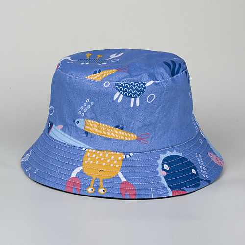 

Women's Bucket Hat Sports & Outdoor Dailywear Animal Pattern Print White Pool Hat / Spring / Summer