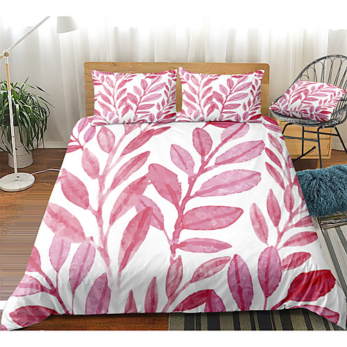 

Duvet Cover Sets 3 Piece Rayon / Polyester 3D Rainbow Reactive Print Bohemian Style