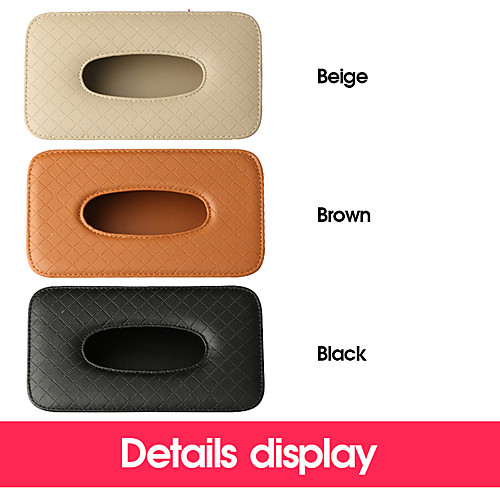 

Car Organizers Tissue Box Leather / ABS For universal General Motors